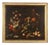 Lombard School Artist, Still Life with Flowers, Fruit and Birds, 1700s, Oil on Canvas For Sale