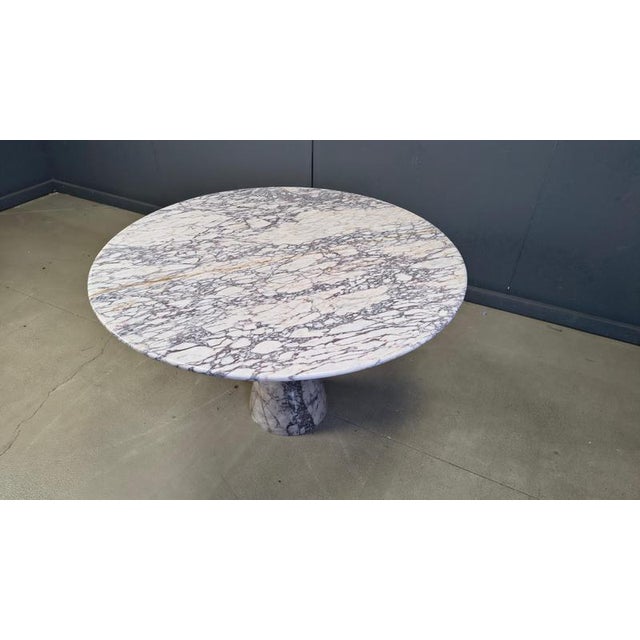 Stone Vintage Round Marble Dining Table, 1970s For Sale - Image 7 of 18