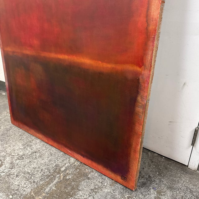 Lads "Rothko" Abstract Canvas Painting For Sale - Image 10 of 12