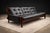 Brazilian Modern Three-Seat Leather Sofa in Rosewood & Leather by Jean Gillon, 1970s For Sale - Image 10 of 14