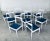 Belgian White Dining Chair, 1970s, Set of 9 For Sale - Image 13 of 18