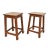 2020s Simple Teak Stool For Sale - Image 5 of 8