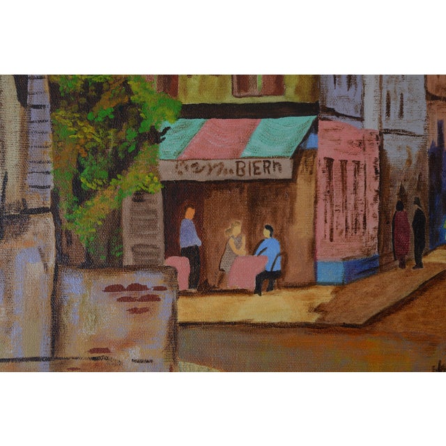 Mid Century Doris Dearhart Paris Montmartre Sacré-Cœur Painting For Sale - Image 12 of 14