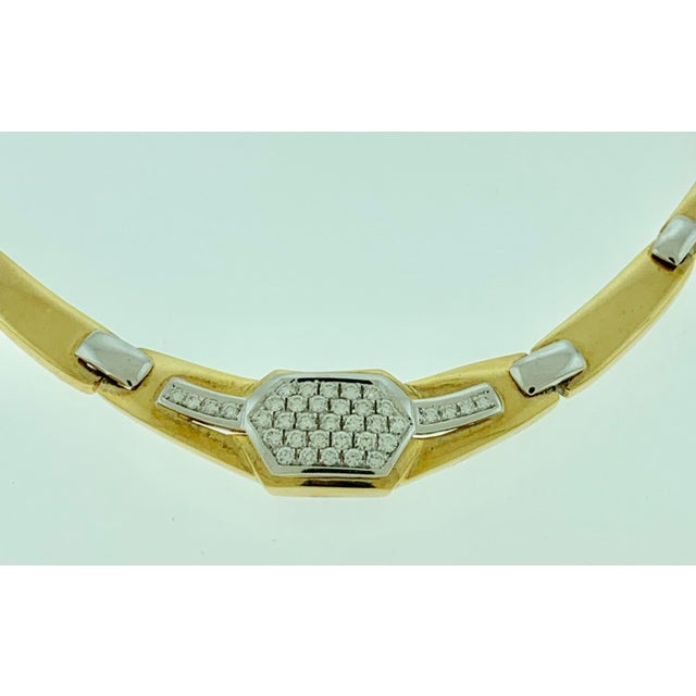 2.5Ct Diamond Necklace 51 GM 18 K 2-Tone Gold Bridal Necklace , Designer Salvini For Sale - Image 18 of 18