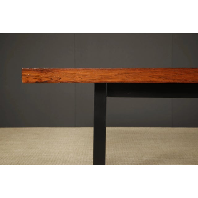 Exotic Mixed Woods Dining Table by Milo Baughman for Directional, 1960s For Sale - Image 10 of 12