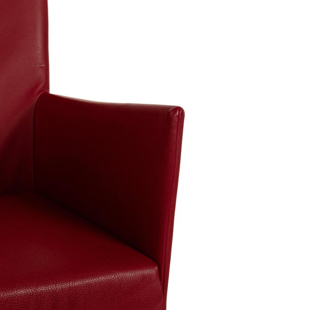 ARC-E Chairs in Red Leather by Bert Plantagie, Set of 4 For Sale - Image 4 of 17