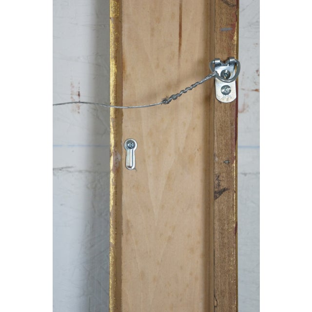 Vintage Carved Gold Gilt Wood Acanthus Foliate Picture Mirror Frame For Sale - Image 4 of 10