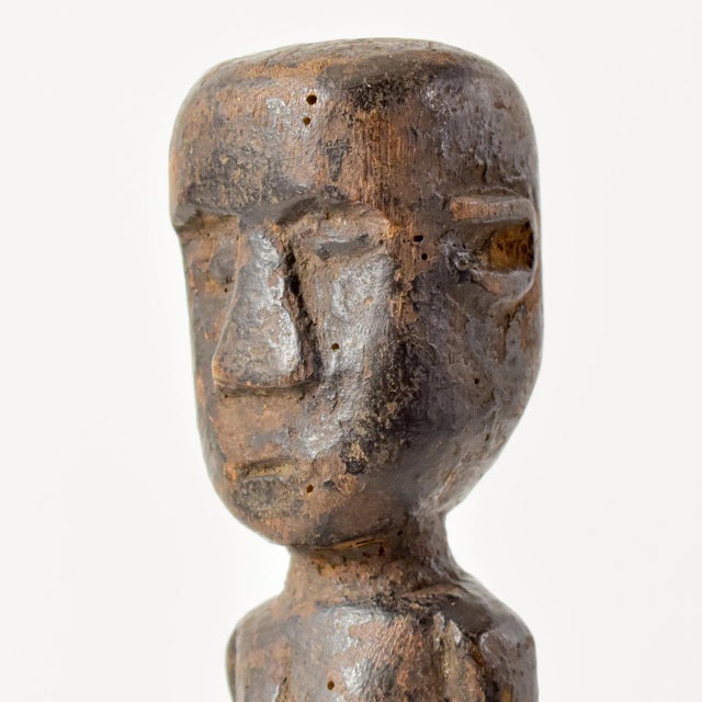 Early 20th Century Suku Standing Male Figure on Base For Sale In Denver - Image 6 of 6