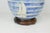 Blue Blue and White Mid Century Studio Pottery Table Lamp With Sailing Motif and Dual Pull Chain Lights For Sale - Image 8 of 12