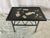 Mid-20th Century Italian Scagliola Inlaid Side Table With Metal Base For Sale - Image 4 of 14