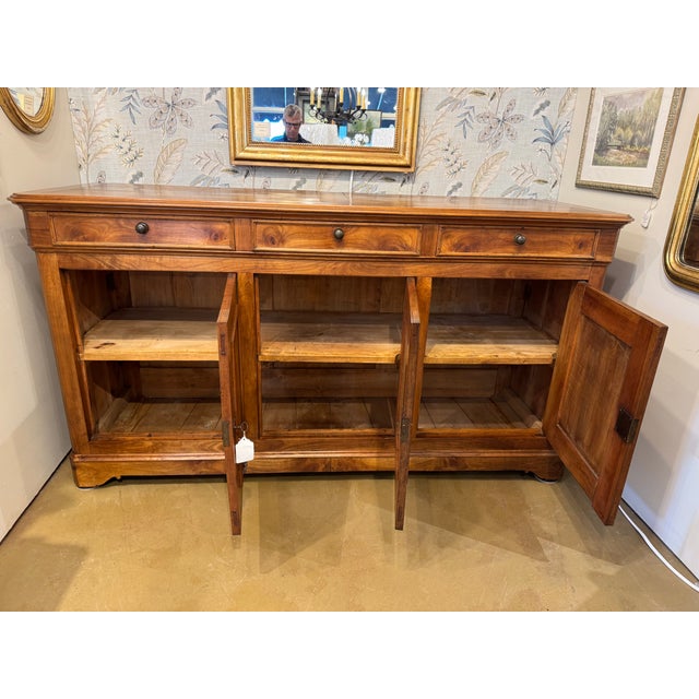 Brown 19th Century Louis Philippe Server For Sale - Image 8 of 17