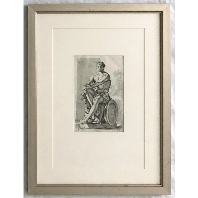 17th Century Set of 6 Framed 17th C. Etchings by the French Artist Francois Perrier (1590–1650) For Sale - Image 5 of 9