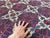 Vintage Afghan Turkmen Ivory Diamond Lattice Tribal Rug - 6'4" X 4'10" For Sale - Image 10 of 12