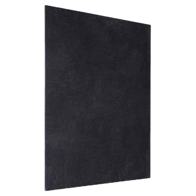 Large Black Painting by Enrico Dellatorre For Sale