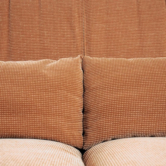 Portovenere Highback Sofa in Peach Upholstery by Vico Magistretti for Cassina, 1984 For Sale - Image 18 of 18