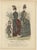 French Fashion Plates with Paris Ladies in Lace & Velvet, 1880, Engravings, Set of 3 For Sale - Image 3 of 10