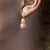 Pink Pink Tourmaline Earring 14k Gold Hook-Set of 2 For Sale - Image 8 of 8