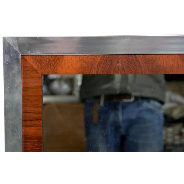 Mid-Century Modern Mid Century Mirrors After Baughman - a Pair For Sale - Image 3 of 12