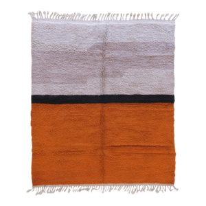 Contemporary Moroccan Wool Rug - 8.8 X 7.2 Ft