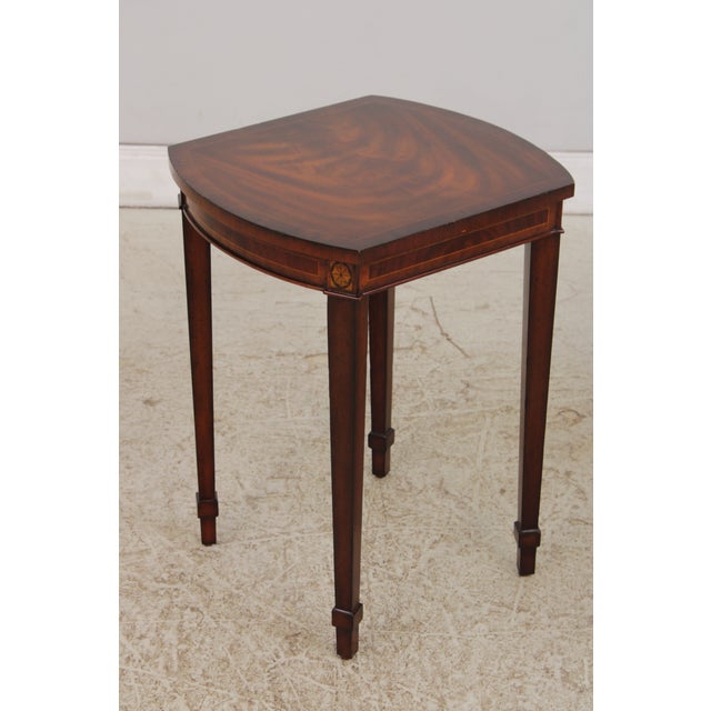 Maitland Smith Flame Mahogany Nesting Stack Tables For Sale - Image 13 of 16