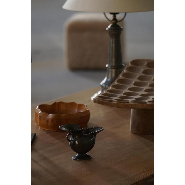 Art Deco Scandinavian Danish Model D‑118 Diskometal Vase from Just Andersen, 1930s For Sale - Image 6 of 16