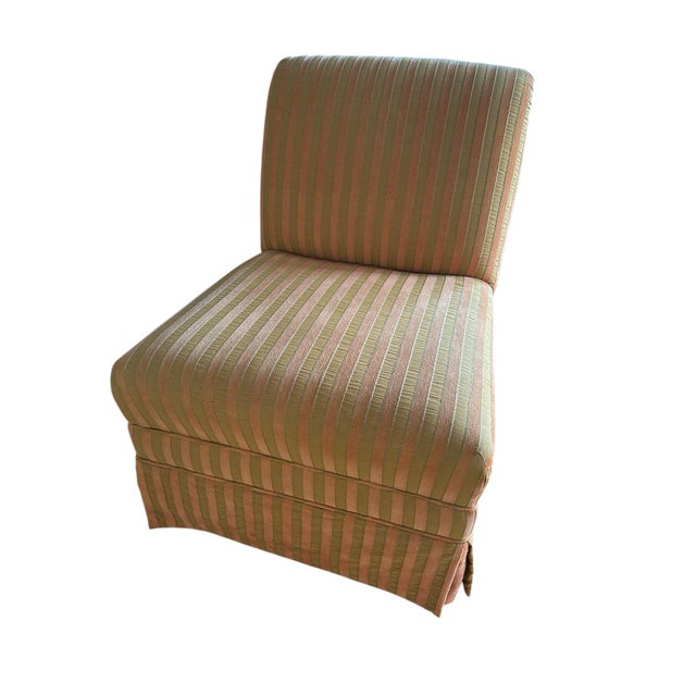 Copper Brunschwig & Fils Slipper Chair "Piedmont" For Sale - Image 8 of 9