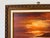 1980s Vintage M. Young Ocean Sunset Landscape Oil Paint – Framed For Sale In Miami - Image 6 of 11