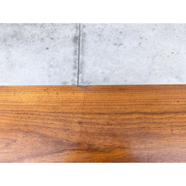 Mid-Century Walnut and Burl Wood Double Dresser by Lane, 1960s For Sale - Image 11 of 12