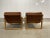 1970s Mid-Century Danish Modern Oak Scoop Lounge Chairs For Sale - Image 5 of 8