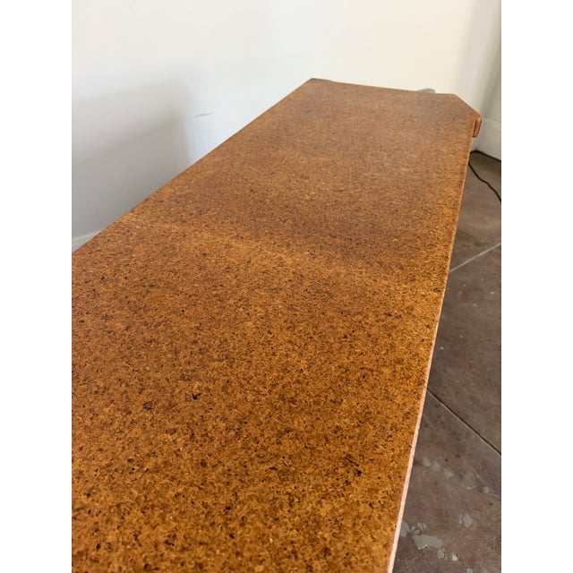 Brown Mid Century Paul Frankl Cork Credenza For Sale - Image 8 of 13