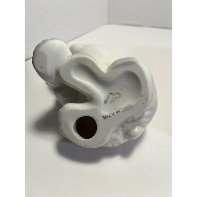 Vintage Lomonosov Porcelain Polar Bear Figurine Made in Ussr For Sale - Image 4 of 7