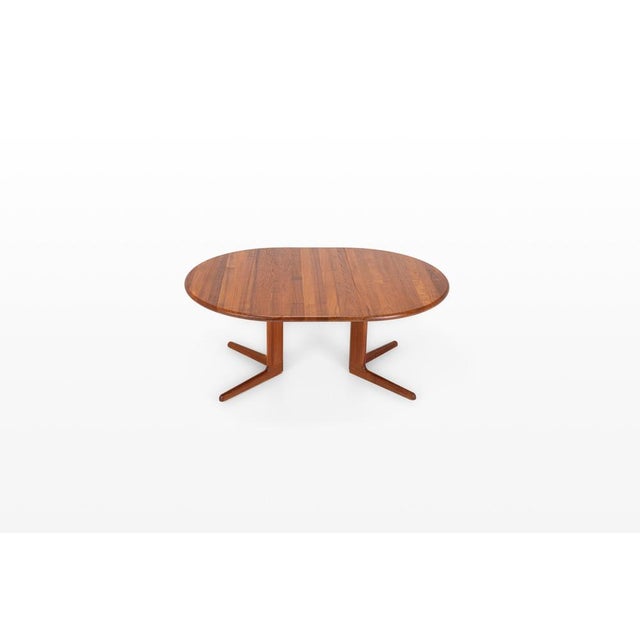 Mid-Century Modern Extendable Dining Table from Korup Mobler, Denmark, 1960s For Sale - Image 3 of 12