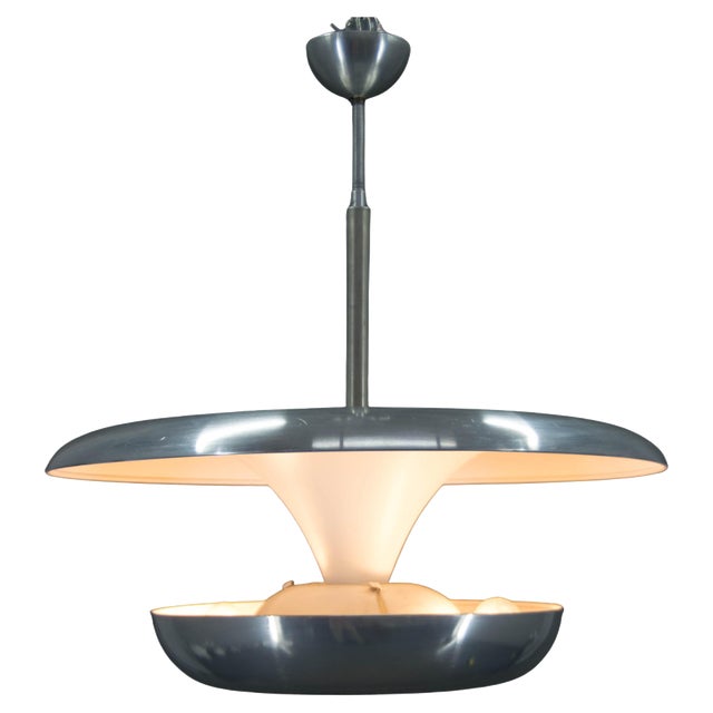 Large Bauhaus Pendant Light attributed to Ias, 1920s For Sale