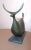 1990s Large Modern Itzik Benshalom Bull Figural Marble Patinated Bronze Statue #3/9 For Sale - Image 4 of 10