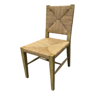 Williams Sonoma Home Ruthford Woven Side Chair For Sale