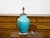 Mid 20th Century Midcentury Turquoise Table Lamp Mounted on Lucite Base, US Wired For Sale - Image 5 of 7