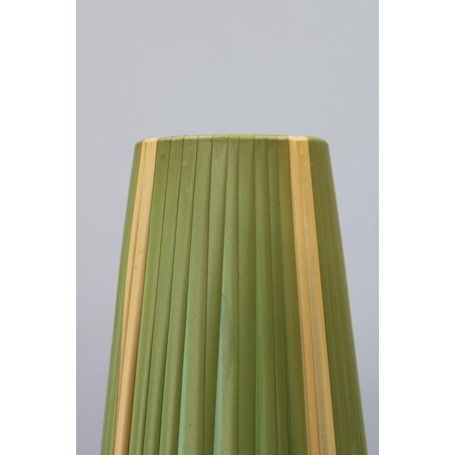 Gold Mid-Century Modern Floor Lamp from PGH Leuchtenbau, East Germany, 1960s For Sale - Image 8 of 12