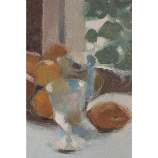 Brown Rafael Griera, Portrait of a Lady at a Window, Oil on Canvas, Framed For Sale - Image 8 of 13