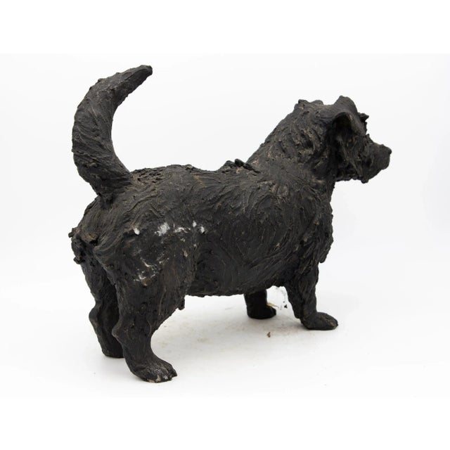 English Bronze Scottie Scottish Terrier, English Mid 20th Century For Sale - Image 3 of 9