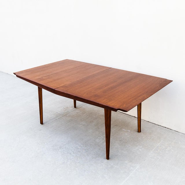 Glenn of California Rare 1960s Glenn of California Walnut Extension Dining Table by Richard Thompson, Attributed For Sale - Image 4 of 18