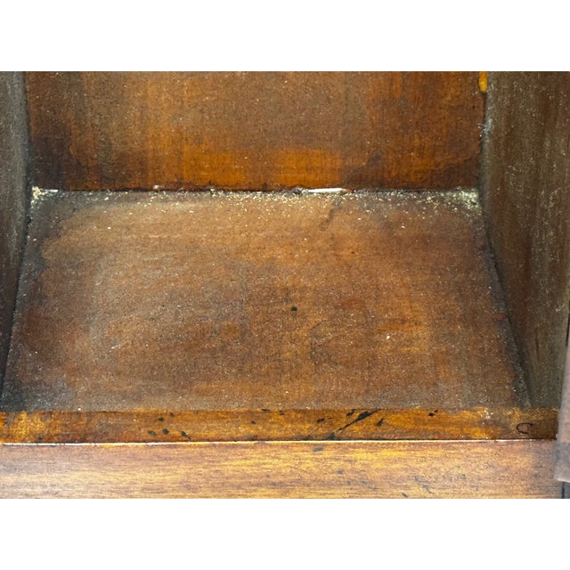 Mid-Century British Mahogany Indoor Post Mail Sentry Box Cabinet With Lock and Key For Sale - Image 17 of 18