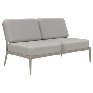 Ribbons Cream Double Central Sofa by Mowee