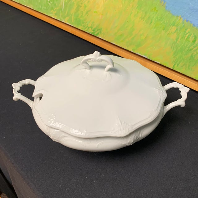 1950s Tirschenreuth “Baronesse” Covered Vegetable Dish For Sale - Image 9 of 9