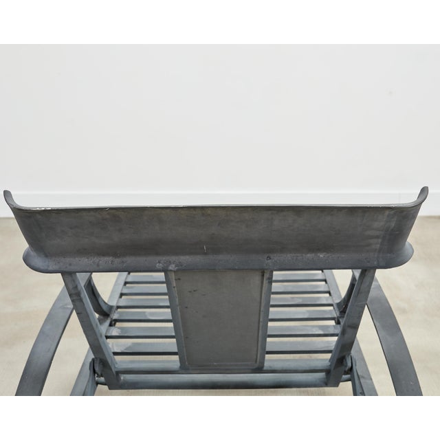 Pair of Neoclassical Greco-Roman Style Klismos Chaise Lounges For Sale - Image 18 of 18