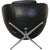 Egg Chair in Black Aura Leather by Arne Jacobsen, 2017 For Sale - Image 13 of 15