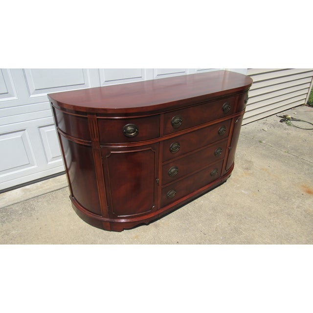 Bernhardt 1940s Bernhardt Sideboard Buffet Mahogany Vintage Designer For Sale - Image 4 of 14