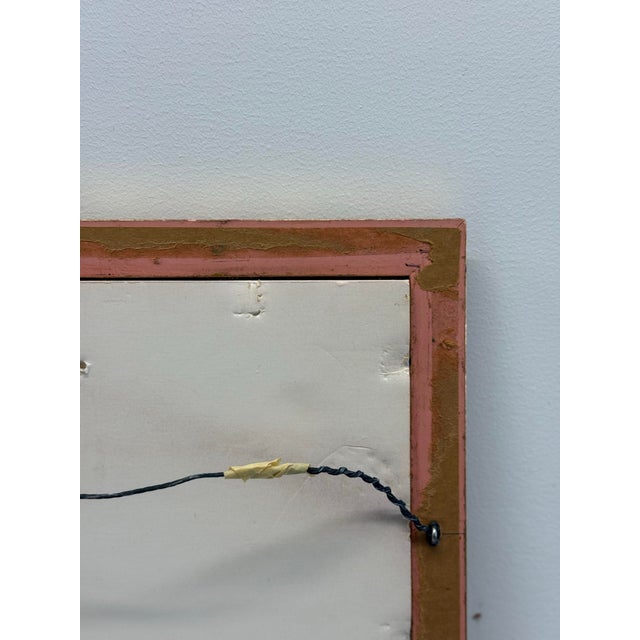 1980s Watercolor Painting of a White Cat in a Basket, "Hide and Seek" Signed by Nedra Wood For Sale - Image 10 of 11