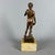 Sculpture of David in Bronzed Metal on Marble Base after Michelangelo, 20th Century For Sale - Image 3 of 13