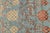 Modern Khotan Style Wool Rug Terracotta, Sage Green & Soft Blue Transitional For Sale In New York - Image 6 of 12