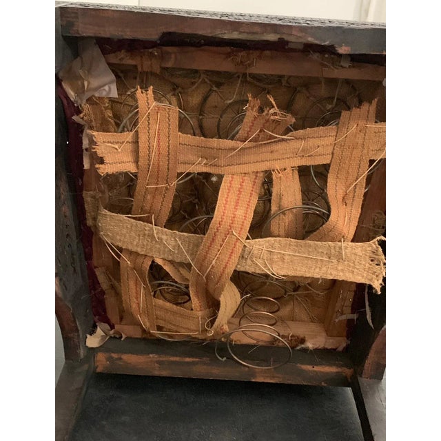 Antique Colonial Lounge Chair For Sale - Image 10 of 12